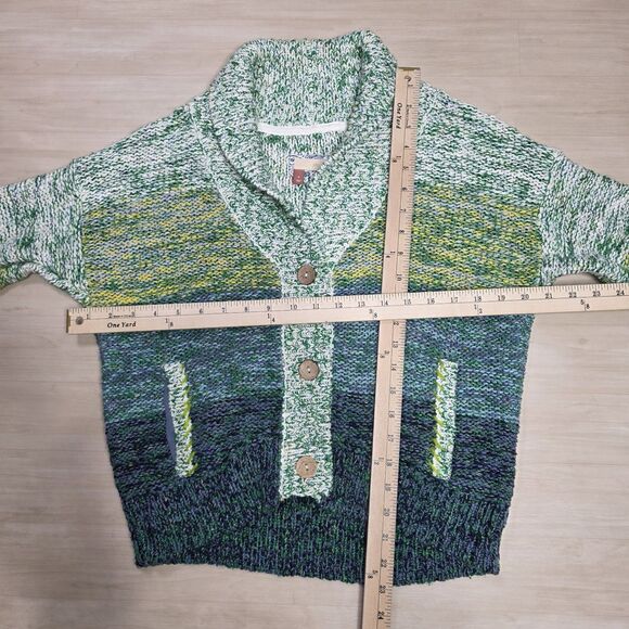 Anthropologie Pilcro Mountain Sunset Embroidered Cardigan Sweater Size Small - Picture 7 of 10